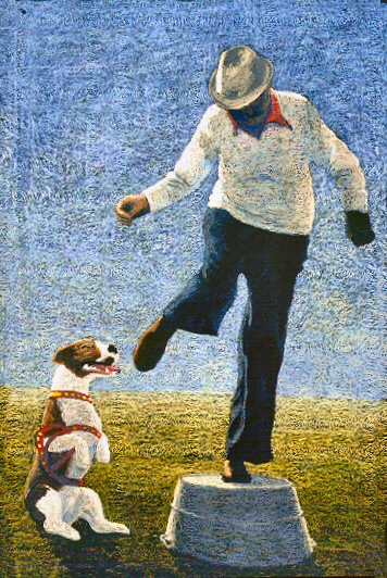 Dancing Man, painting by Ruth Bavetta