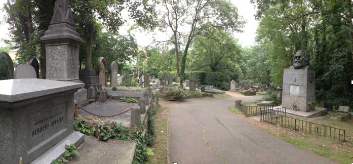 spencer tomb at Highgate Cemetery, London
